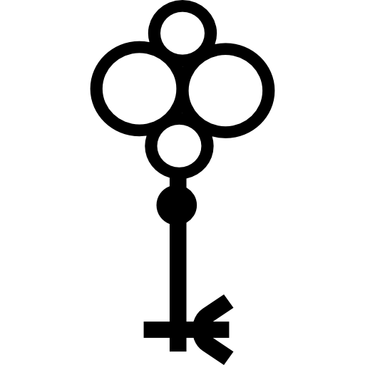 Four circles on top on key design